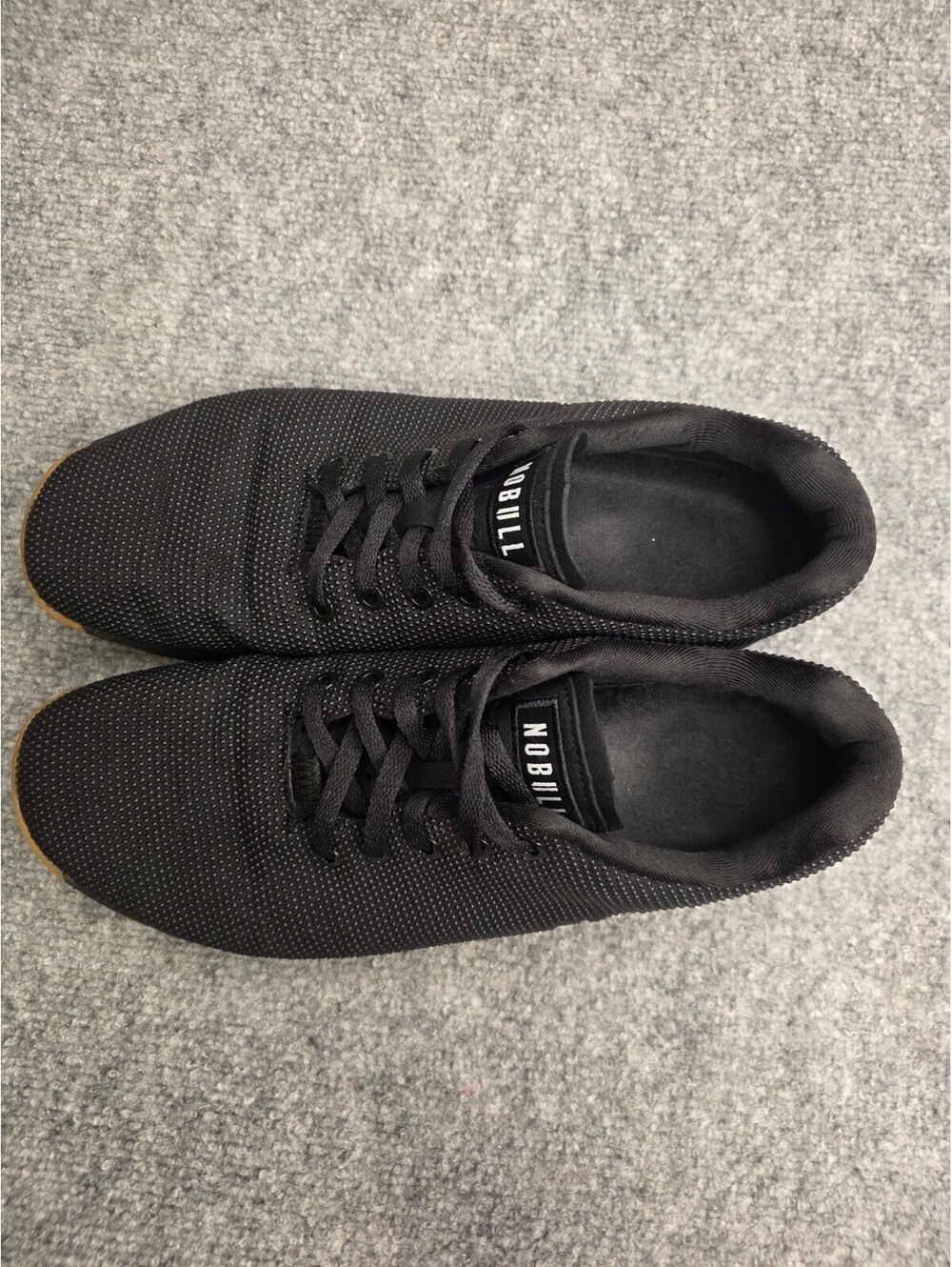 NOBULL Outwork Training Shoes Mens 11 Womens 12.5 Black Gum Crossfit Sneaker - Picture 5 of 8